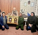 دیدار رییس بیمارستان امام سجاد(ع) خشت و کنارتخته، رییس بنیاد شهید و مسوولان بسیج خشت با خانواده شهدا به مناسبت دهه فجر